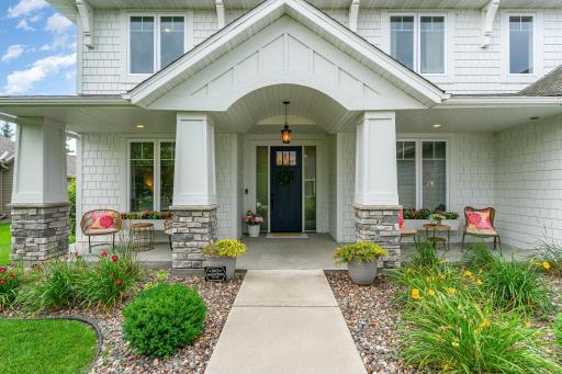 Oversized Front Porch with Zero Step Entry