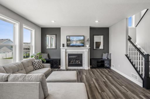 Cozy up around a fire during the cold months or enjoy a show with while preparing dinner
