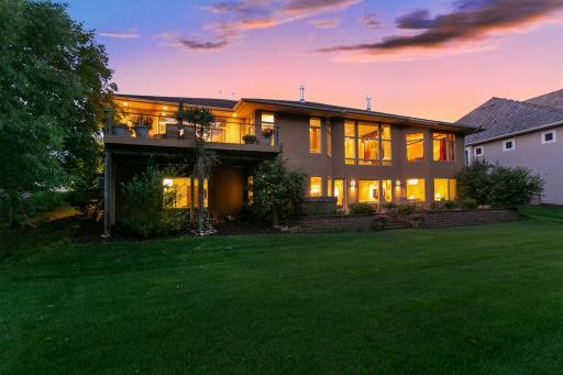 Multiple gathering areas ideal for outdoor living
