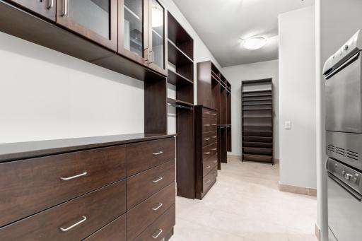 Walk in closet with tons of room for storage