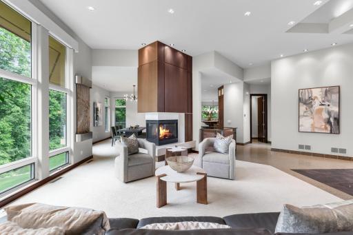 Custom wood cabinetry and rich architectural details throughout.