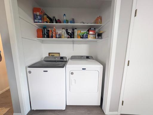 Laundry is on the main floor.
