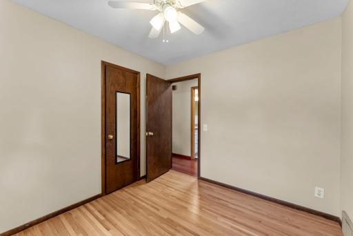 The bedrooms share a beautifully finished full bathroom.