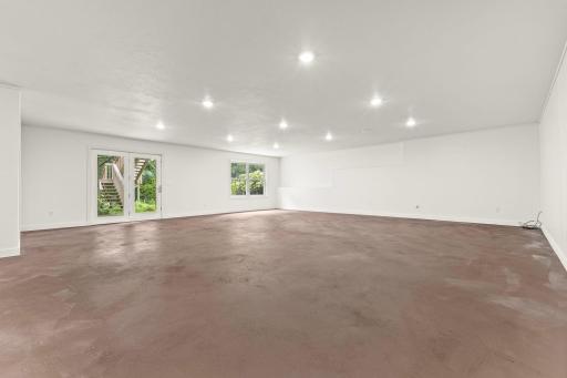 Lower level walkout leads to the back patio and yardâjust a staircase away from the river.