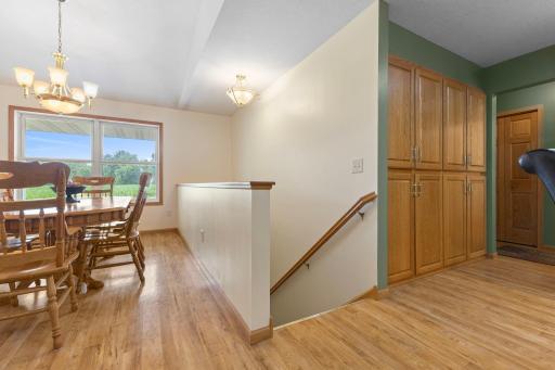 Home showcases solid oak paneled doors for timeless warmth and character.