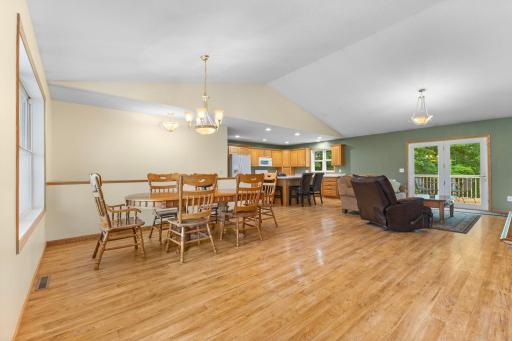 Spacious dining area adjoins the living roomâperfect for gatherings of all sizes.
