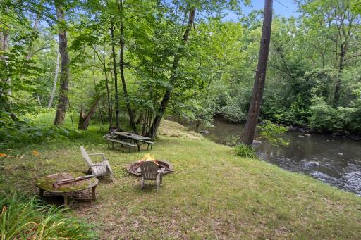 Peaceful and serene setting at the riverfront.