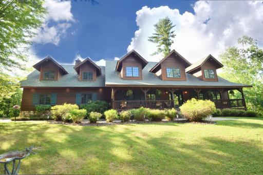 Impressive exterior with numerous gabled windows