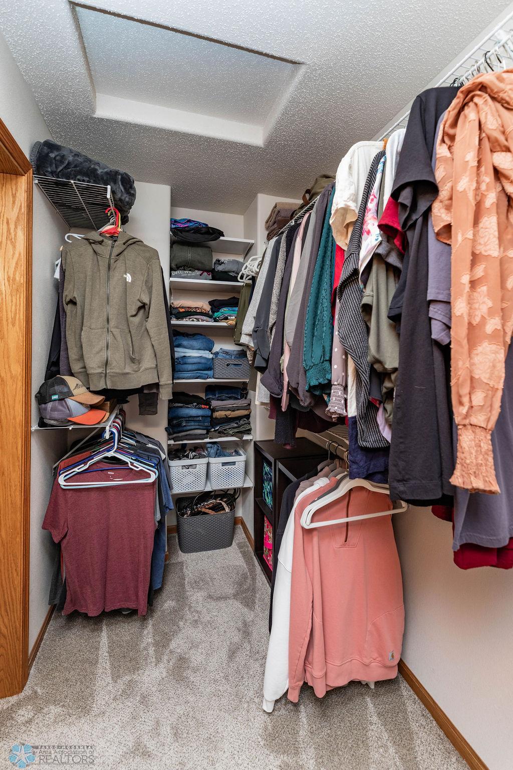 Primary walk-in closet