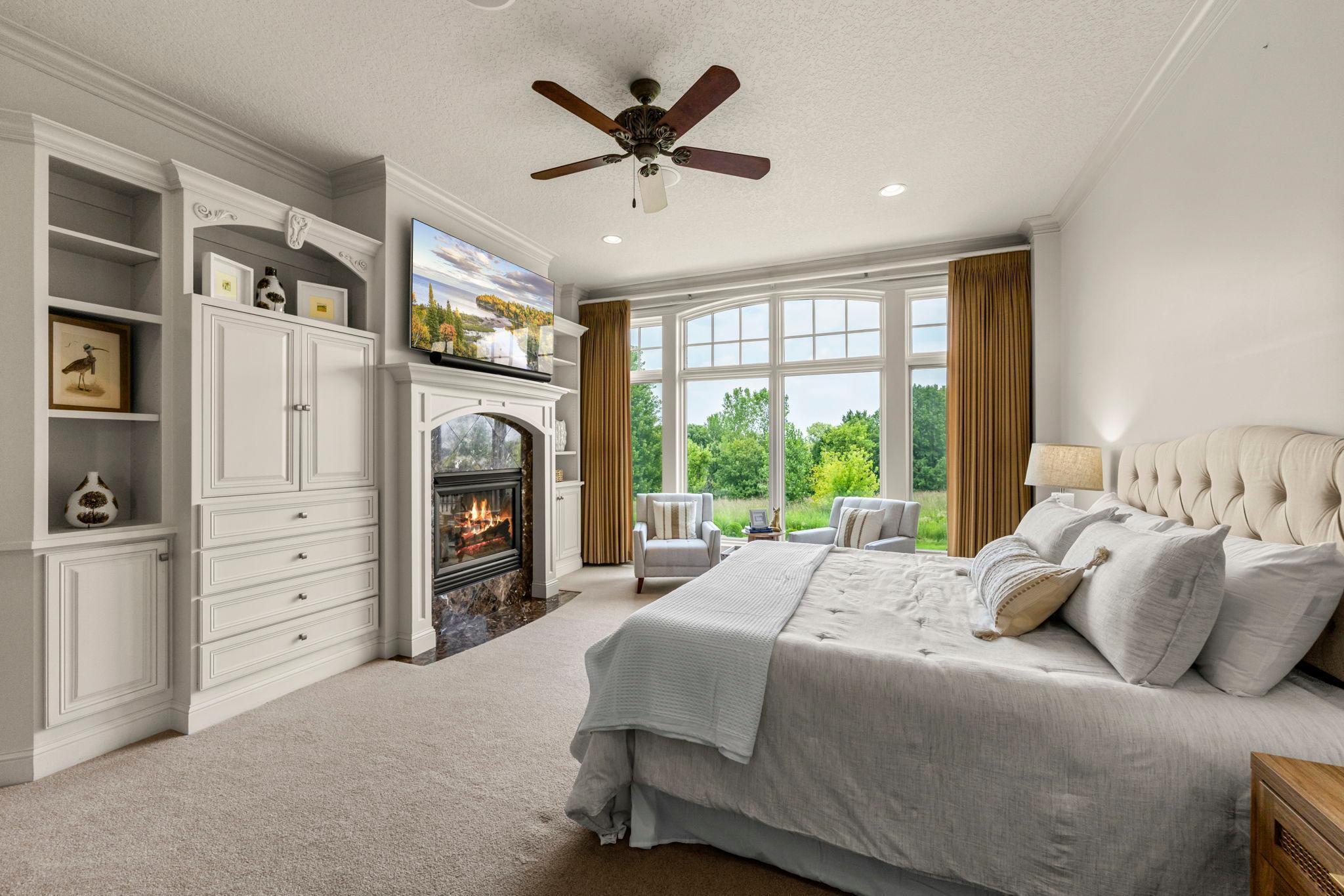 Grand main level Primary suite