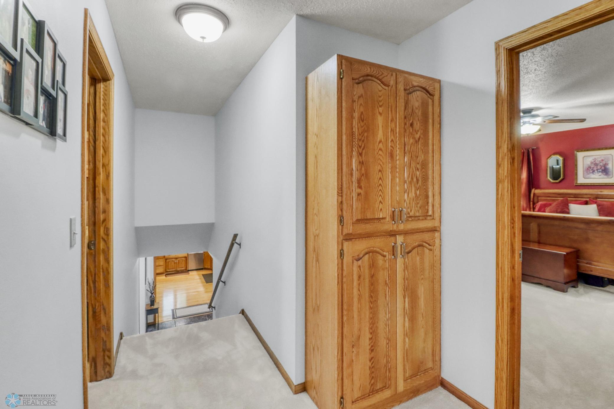 Upstairs Hallway w/ extra storage