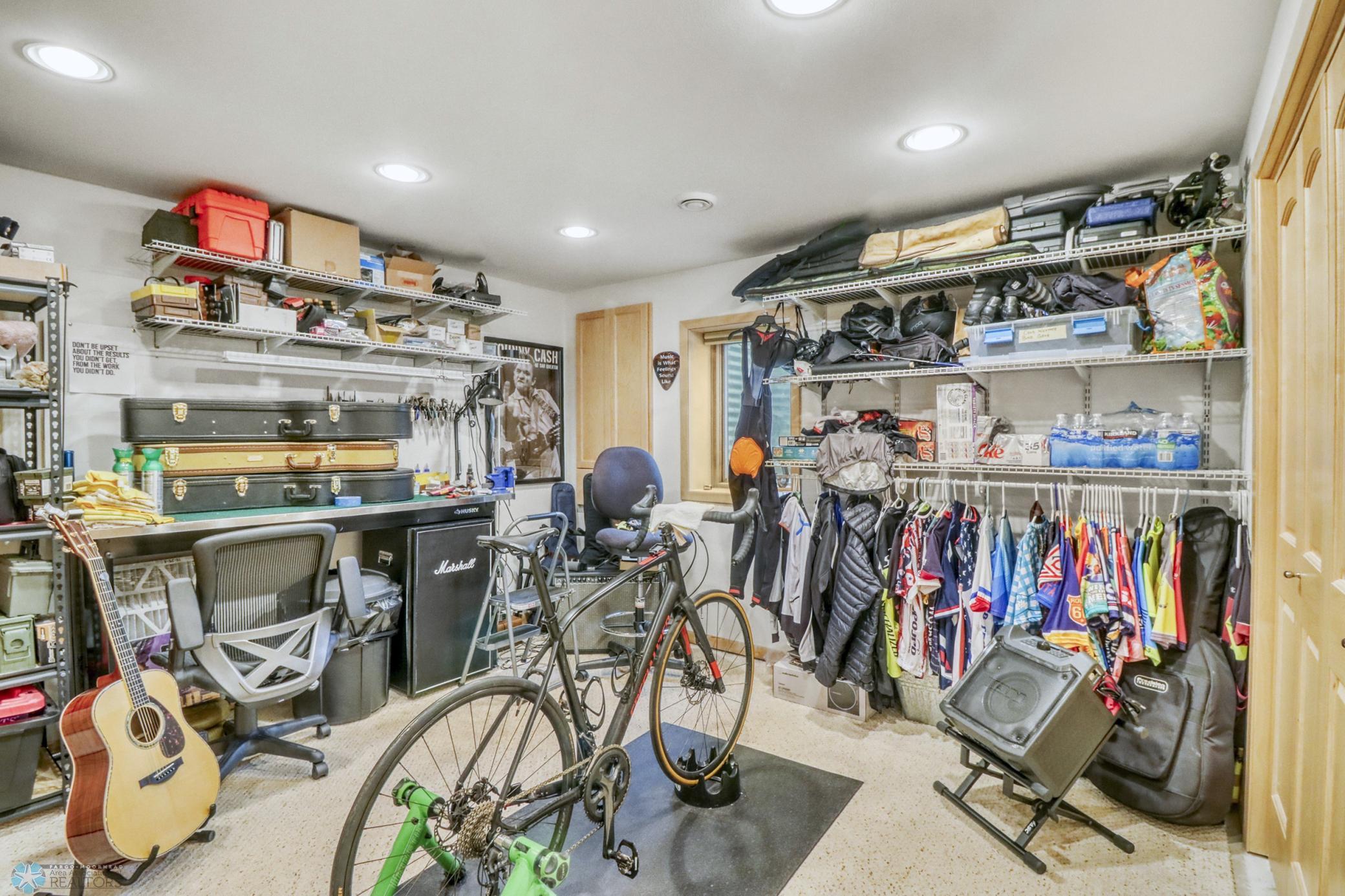 Basement Bedroom currently used as storage