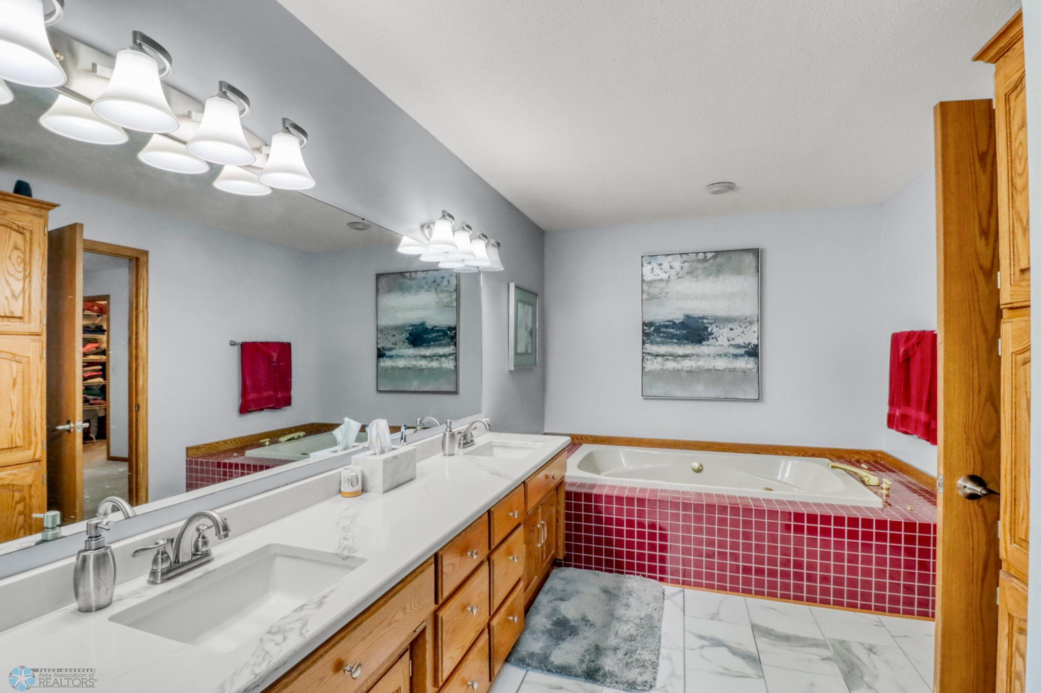Primary Bathroom dual sinks