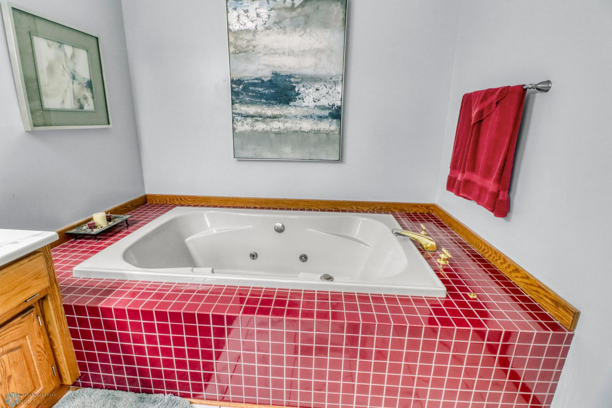 Primary Bathroom jetted tub