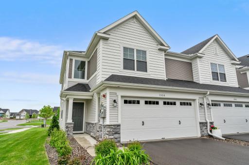 Welcome to this stunning 3-bedroom, 3-bathroom end-unit townhome, newly built in 2022 and nestled in a beautifully developed community in Carver.