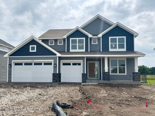 Photo of the actual home as of 8.6! Home is under construction and set to be complete in September.