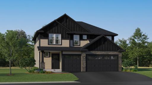 (Artist rendering, actual homes colors and finishes will vary) Welcome to the Markham!