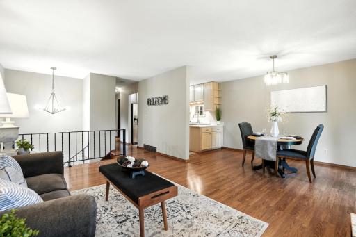Living Room toward Kitchen and Dining