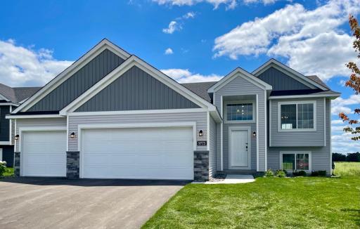9773 32nd St NE- Completed New Construction home ready for quick move-in! Highlights include 3 bedrooms up plus an unfinished walkout lower level ready for a future finish including a future family room, 4th & 5th bedrooms, & 3rd bath.