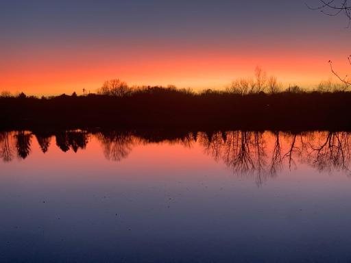 ~You've just discovered your sanctuary home~Maple Grove, MN~Sunset from the deck~