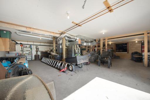 Mechanicals are neatly tucked away down here, along with ample storage and workshop space.