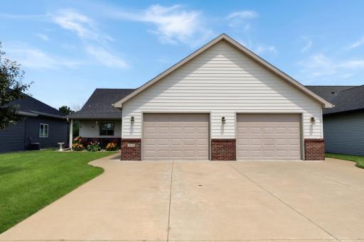 Oversized, 718 sq foot garage with 2 separate overhead doors, completely finished and heated!.jpg