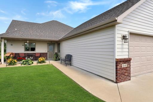 Maintenance free steel siding, gutters, and brick accent..jpg