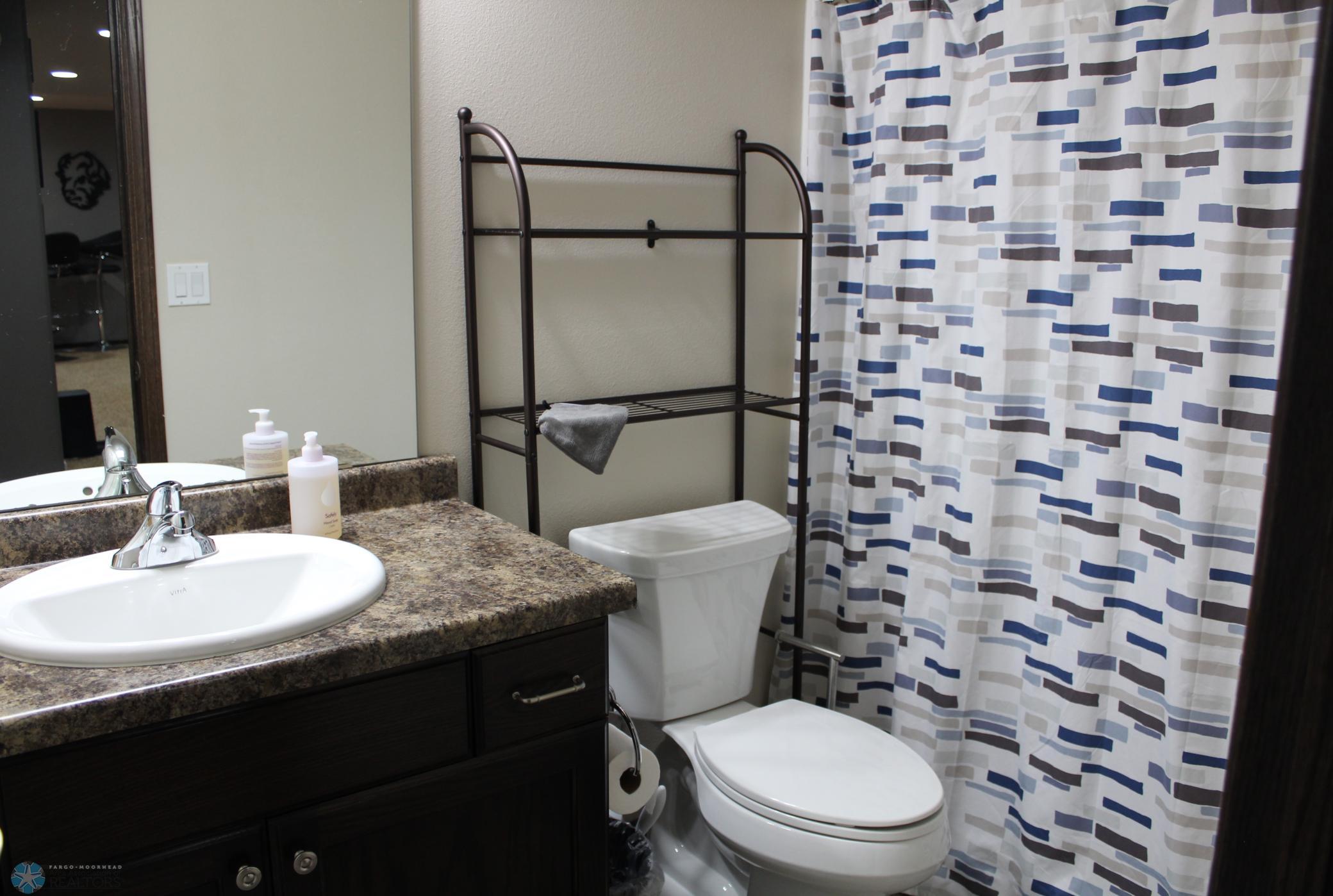 Lower level 3/4 bath