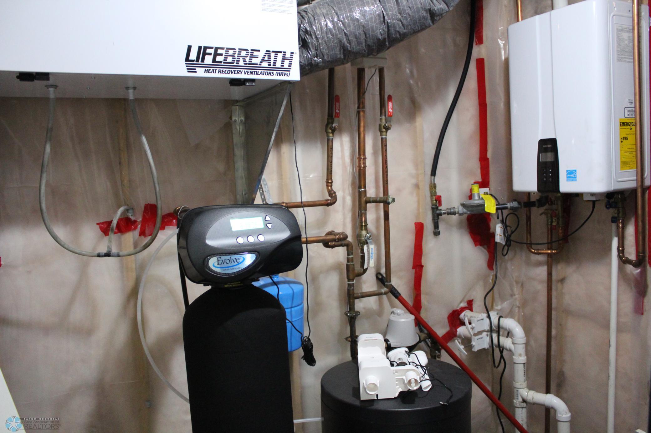 Utility-Newer softner & tankless water heater
