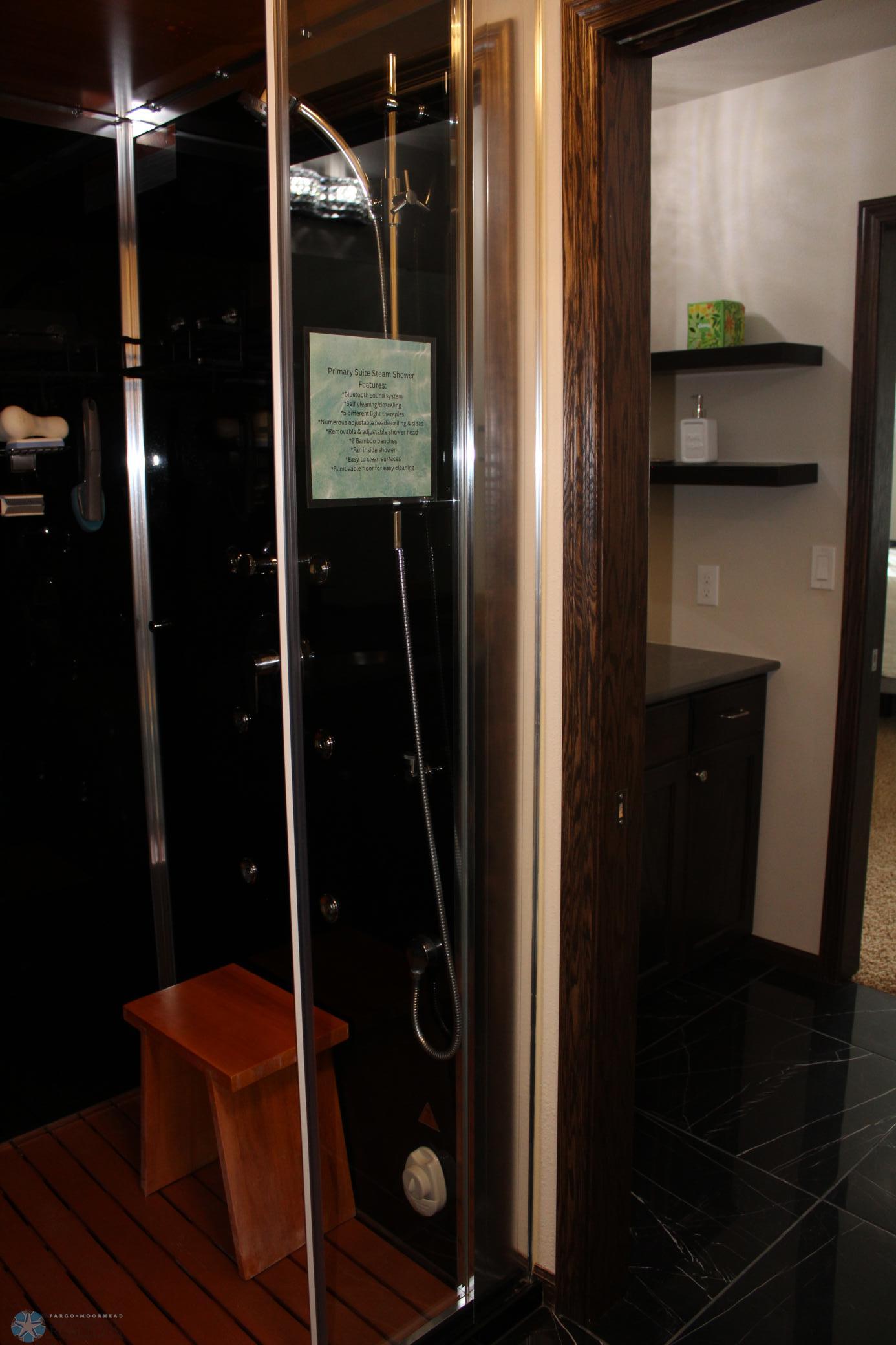Primary bath-steam shower