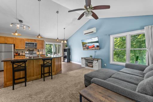 Open concept floorplan