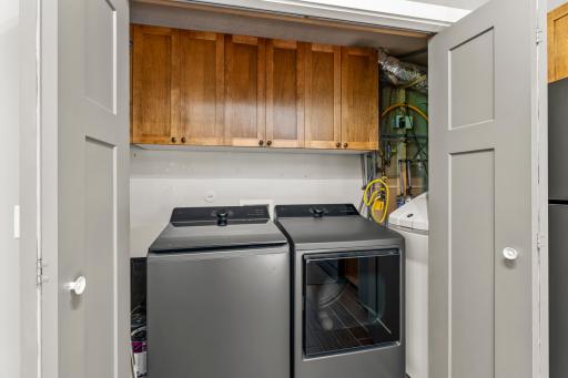 Convenient laundry location
