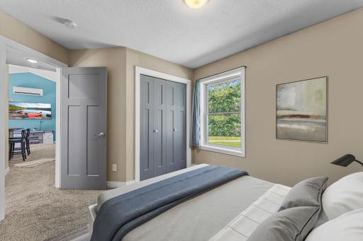 Bedroom two virtually staged