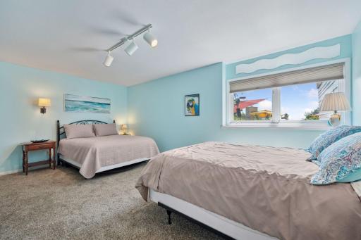 Overnight visitors will be comfortable in the lower level Bedroom which features a walk-in closet.