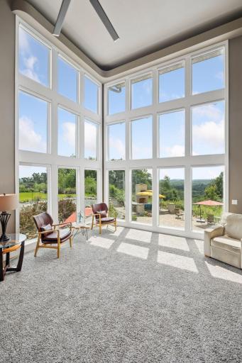 Enjoy panoramic views from nearly every room of the home.