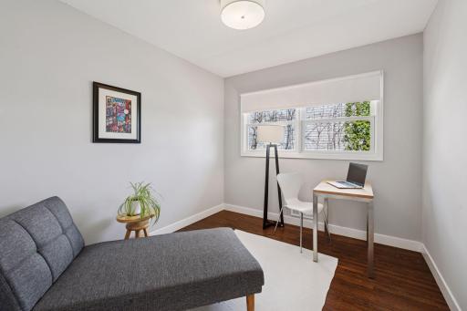 This versatile room could be used as a bedroom, office, craft room, or den