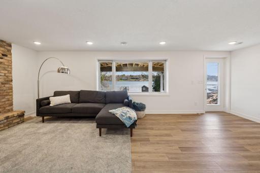 Offering easy access to walkout to the lake