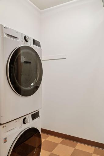 In-unit laundry room