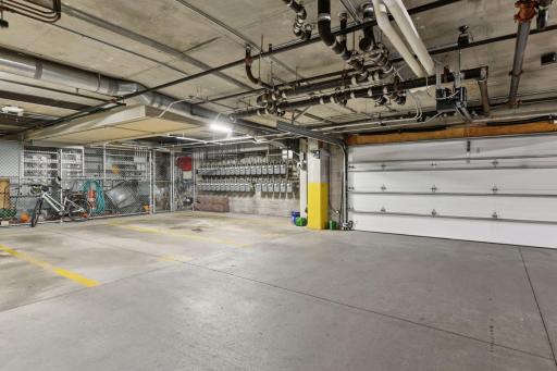 Unit 103 comes with two garage stalls