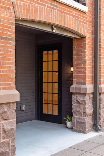 Unit 103 back entrace