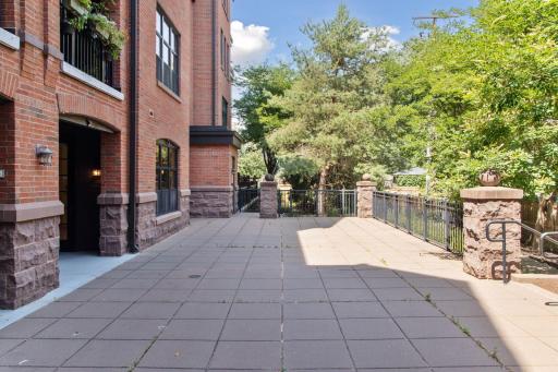 Common patio area