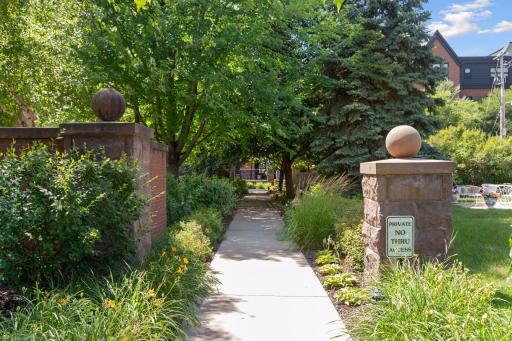 Back entrance walks directly up to back patio and entrance to Unit 103