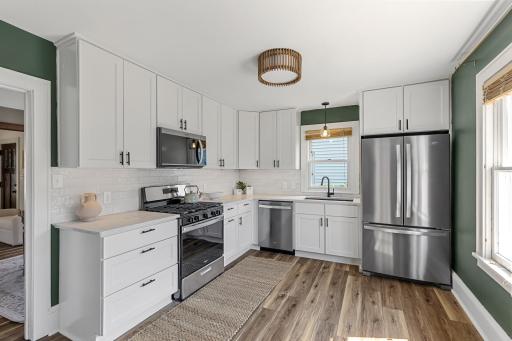 Lots of cabinet space for a home of this age!