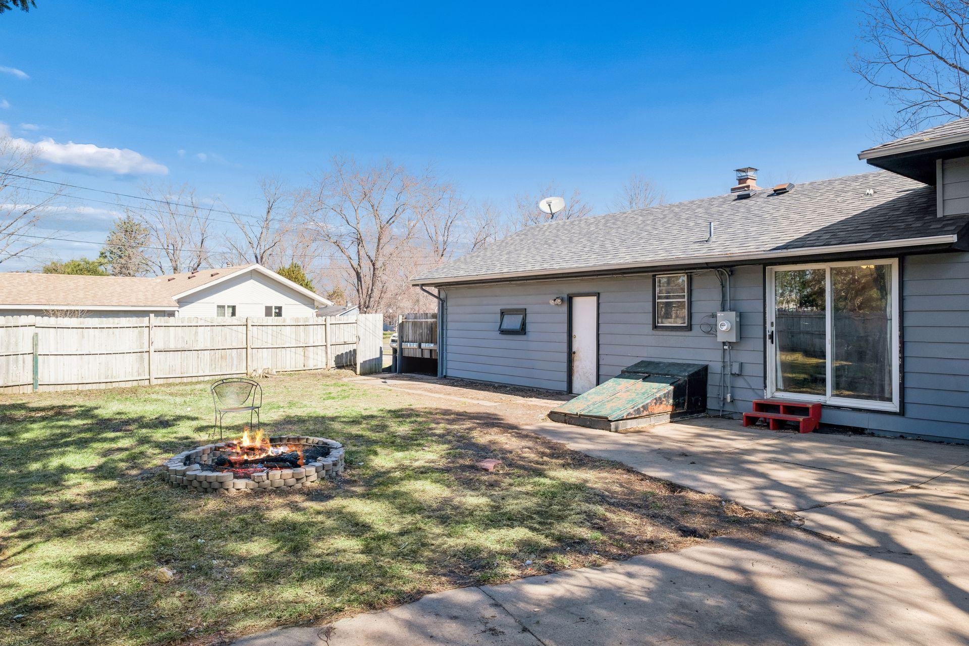 Fully fenced-in backyard!