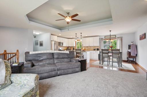 Living room looking into the kitchen. - brand new carpet.jpg