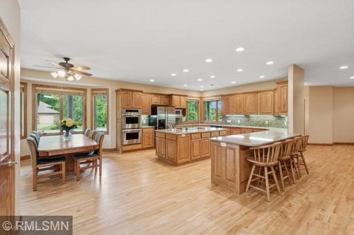 Amazing kitchen - perfect for baking and entertaining! Plenty of seating and cabinet space.