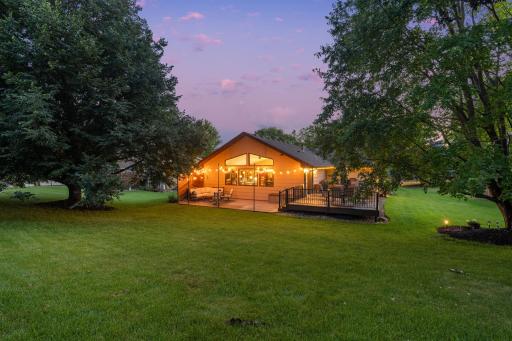 Look at your gorgeous backyard and entertaining space!