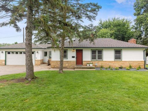 4 BR, 2 BA Home Completely remodeled Kitchen w/Pitaya granite countertops including a waterfall edge, hardwood floors, completely finished lower level, brand NEW Deck, located on a well manicured lawn with mature trees, a double lot, and fenced Back