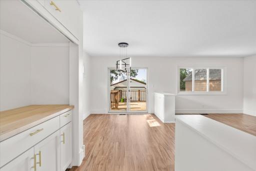 Open Floor plan, Use the room as a dining and Living room