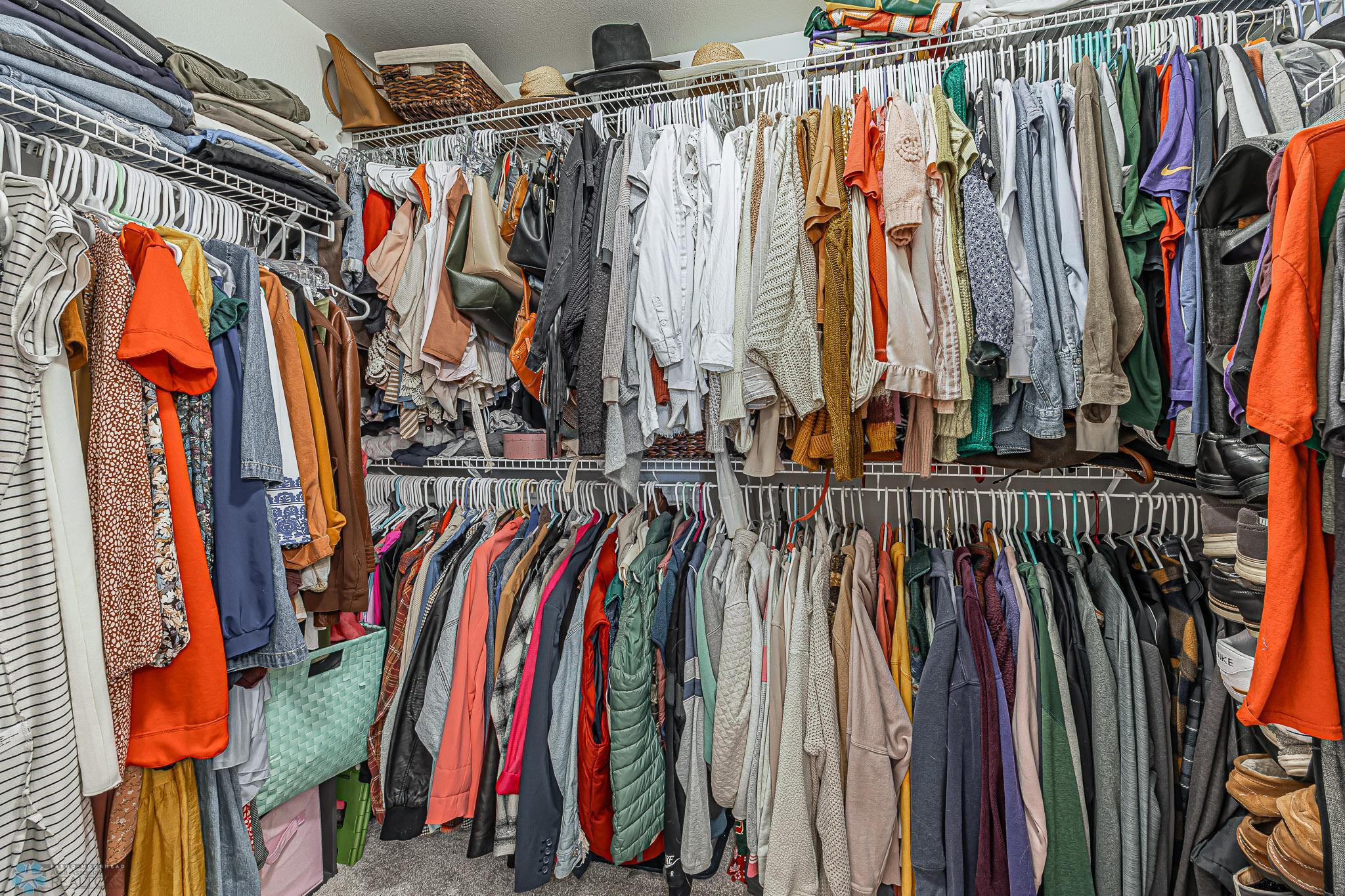 Primary closet